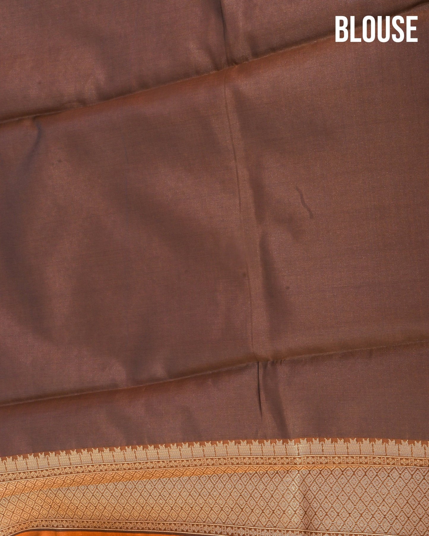 Earthy Silk Banarsi Saree - Shop Vastram