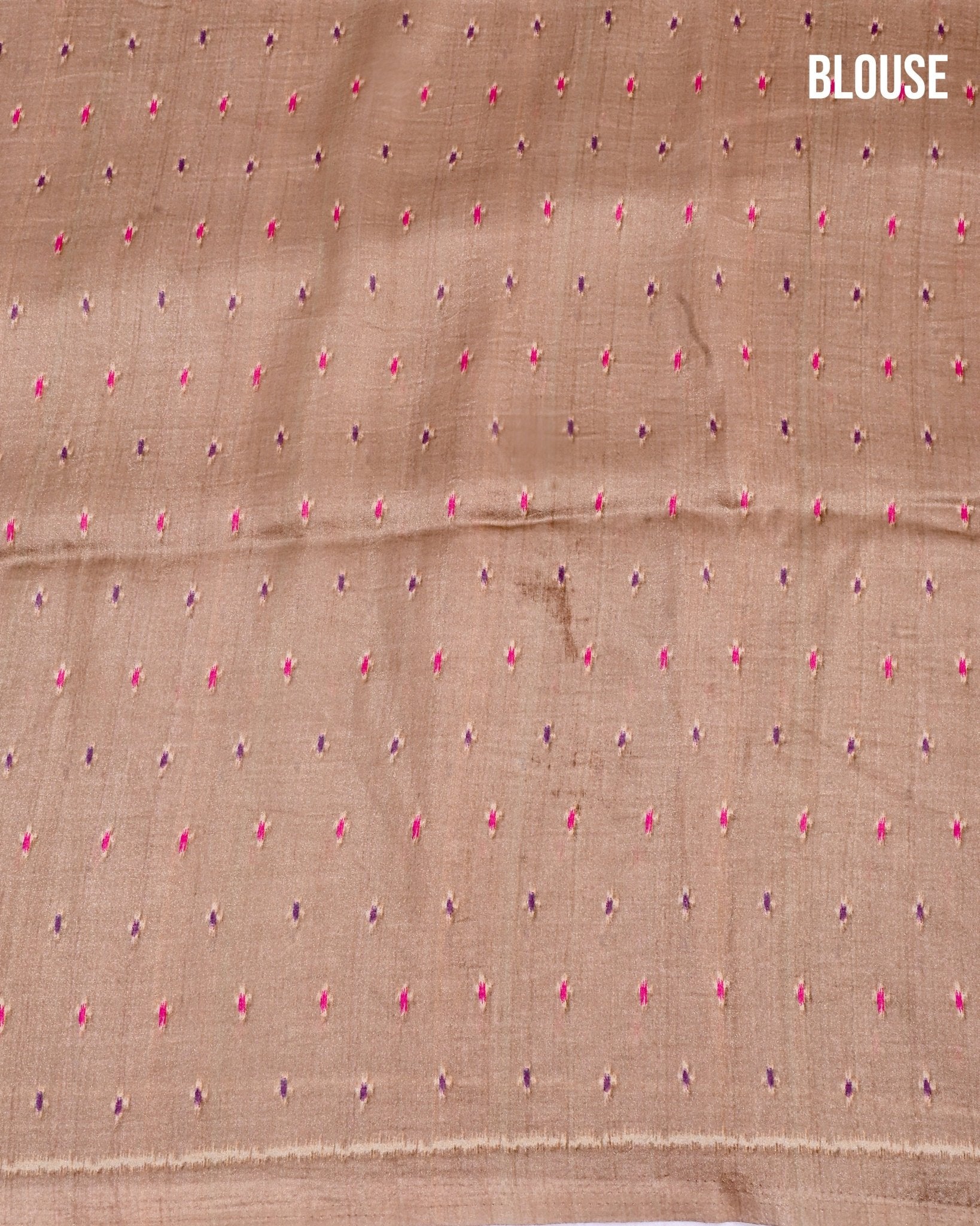 Earthy Silk Printed Saree - Shop Vastram