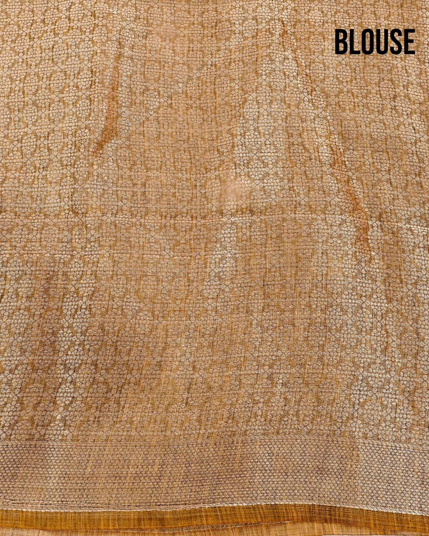 Earthy Tiisue Banarsi Saree - Shop Vastram