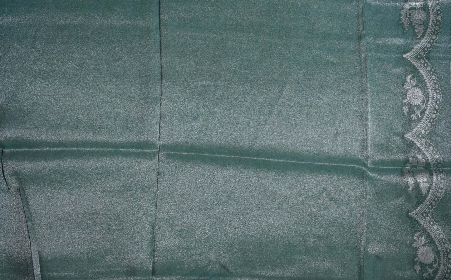 Ferozi Banarasi Tissue Saree - Shop Vastram