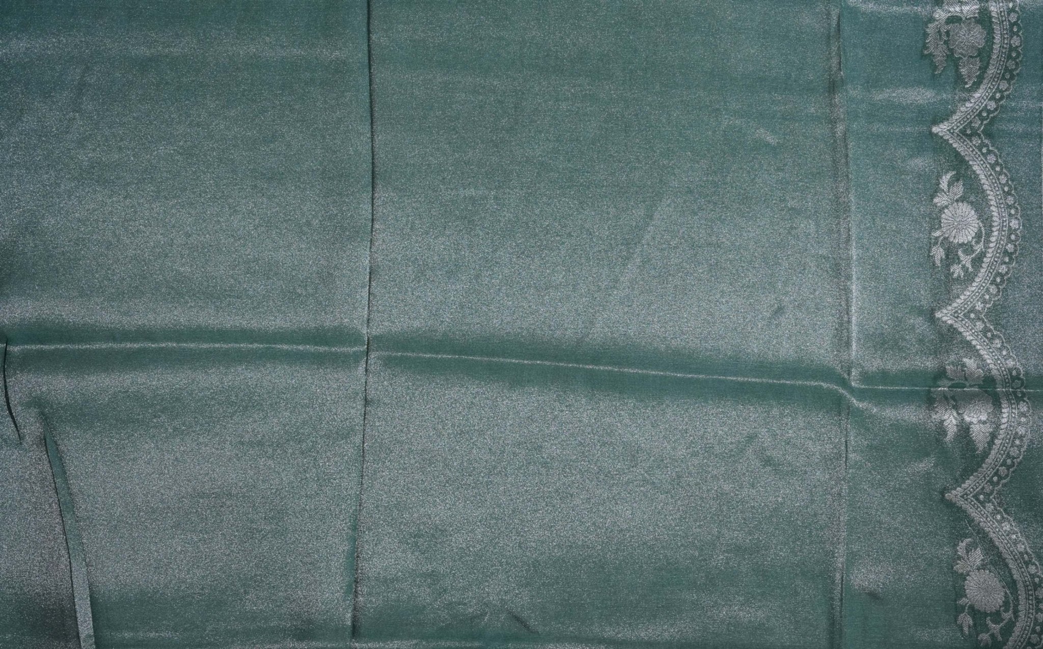 Ferozi Banarasi Tissue Saree - Shop Vastram