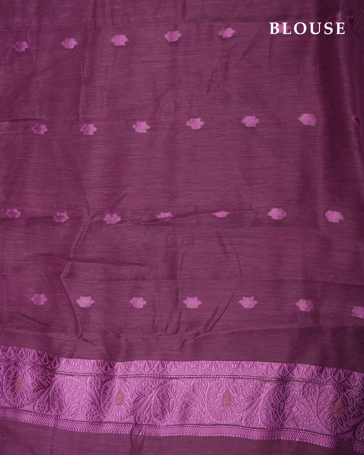 Ferozi Color Chanderi Saree - Shop Vastram