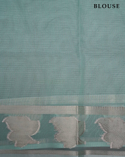 Ferozi Color Silk Kota Saree - Shop Vastram