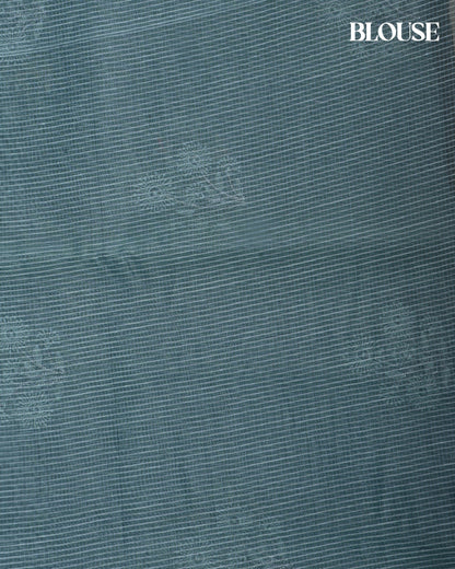 Ferozi Color Silk Kota Saree - Shop Vastram