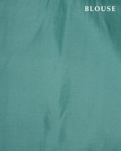 Ferozi Color Silk Saree - Shop Vastram