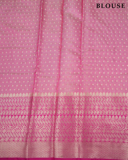Ferozi Color Silk Saree - Shop Vastram