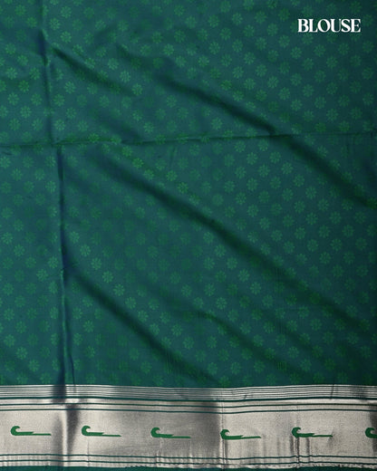 Ferozi Color Silk Saree - Shop Vastram