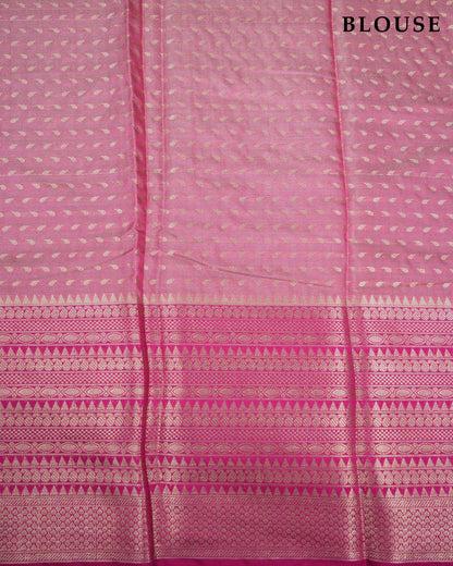 Ferozi Color Silk Saree - Shop Vastram