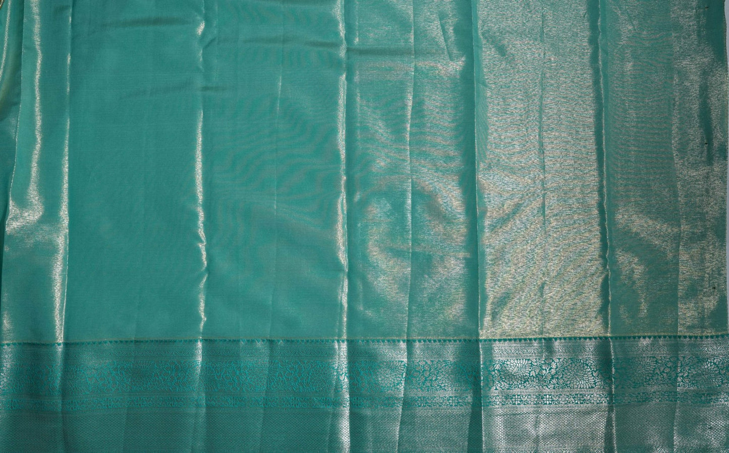 Ferozi Kanchipuram Saree - Shop Vastram