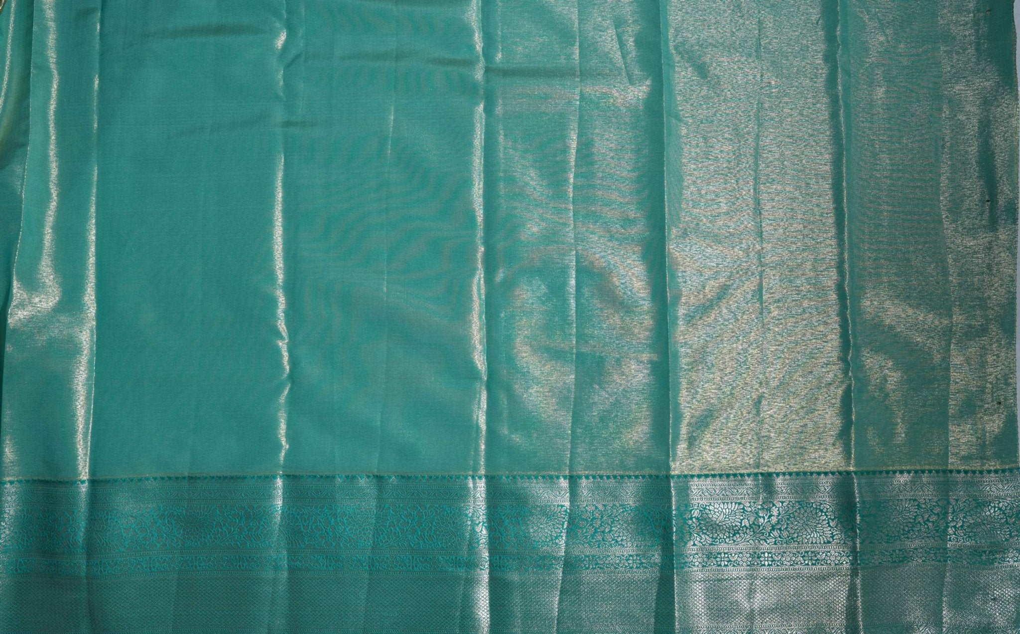 Ferozi Kanchipuram Saree - Shop Vastram