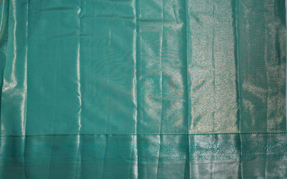Ferozi Kanchipuram Saree - Shop Vastram
