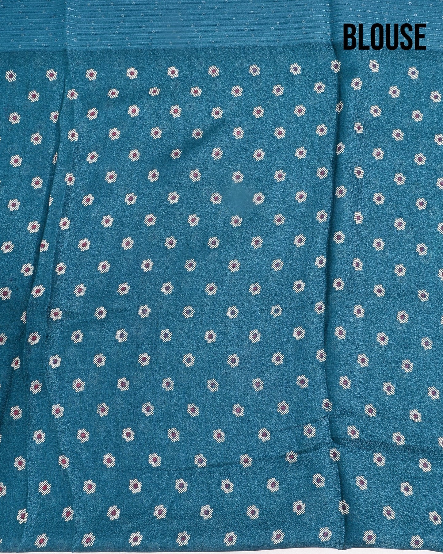 Ferozi Silk Printed Saree - Shop Vastram