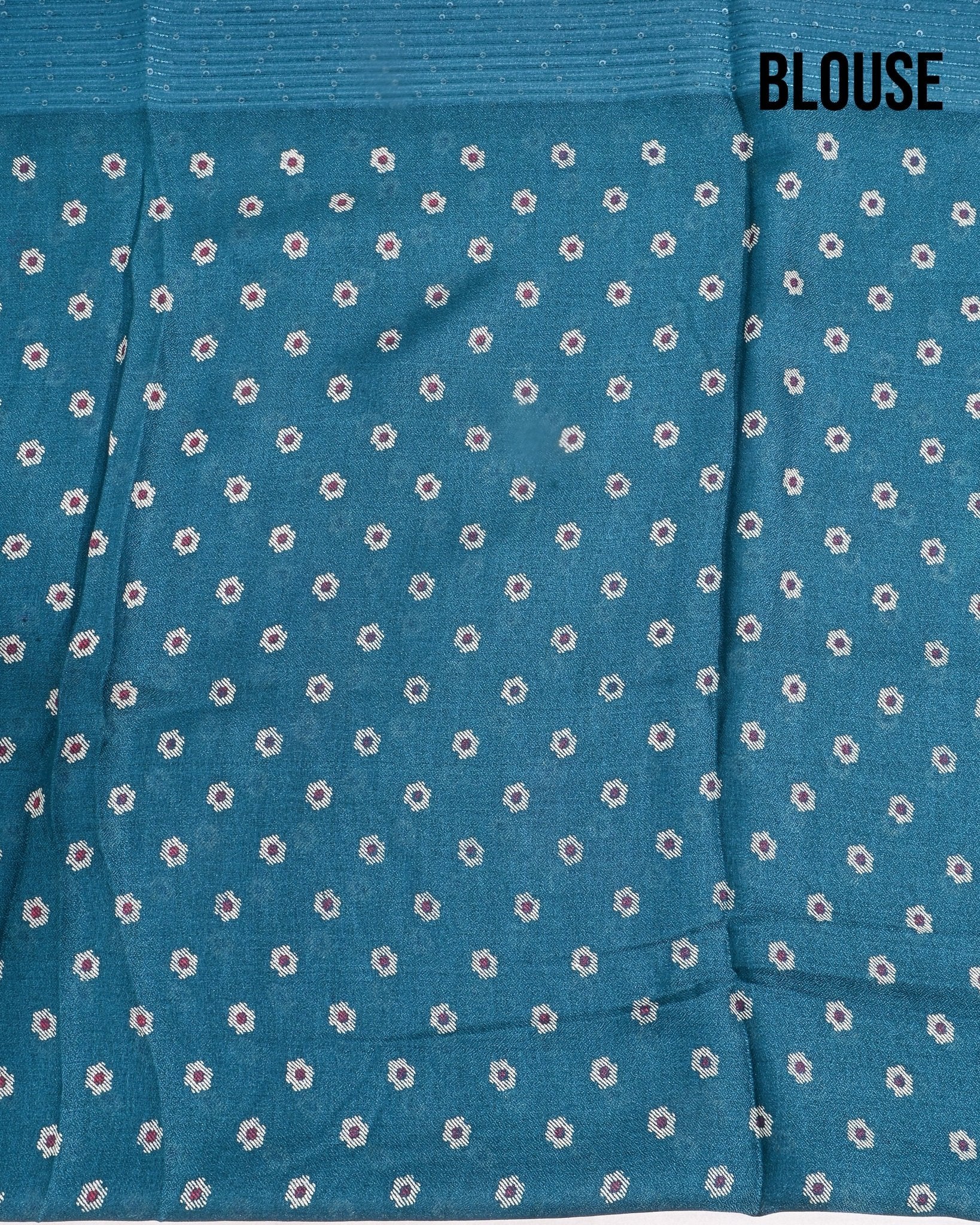Ferozi Silk Printed Saree - Shop Vastram