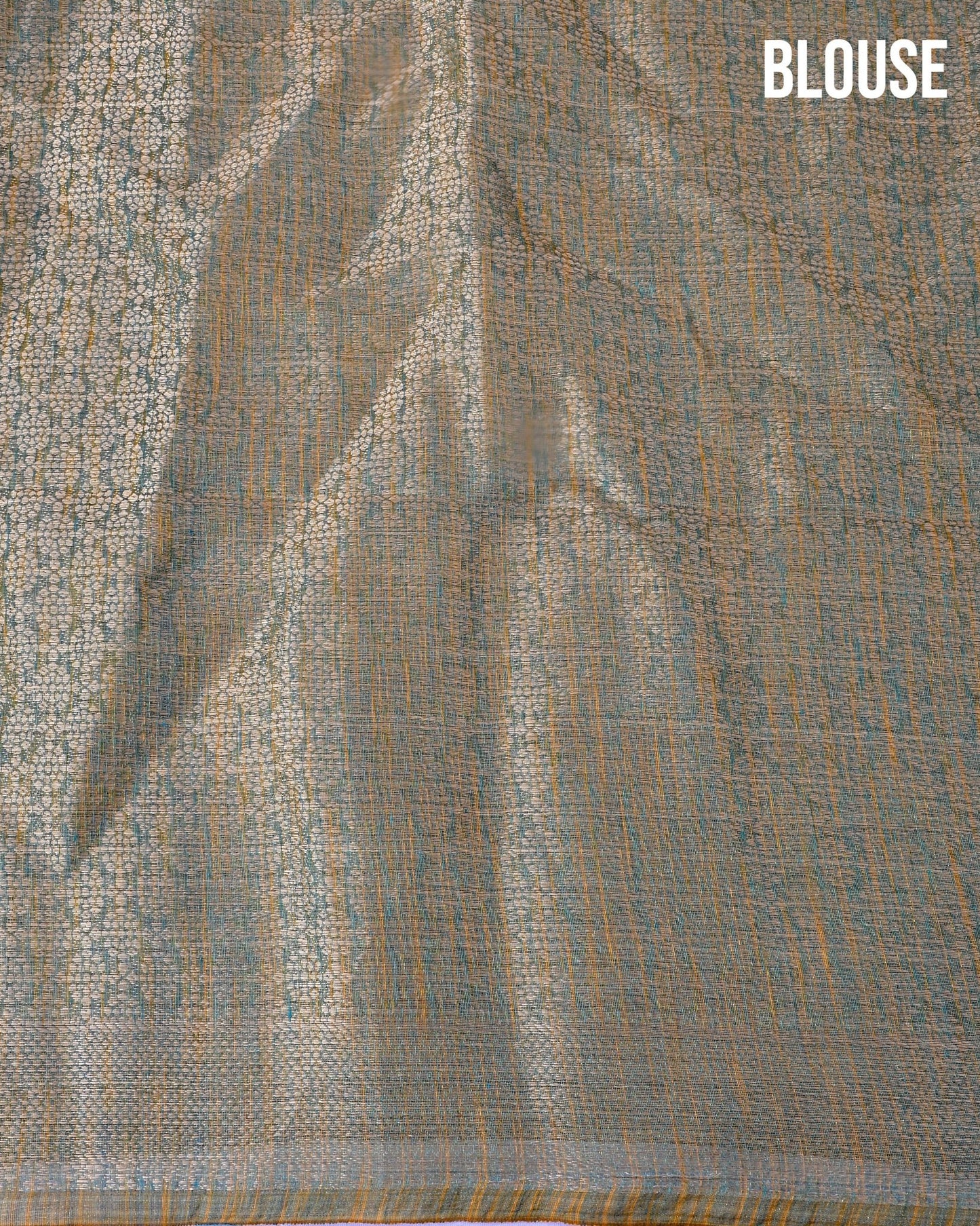 Ferozi Tissue Banarsi Saree - Shop Vastram