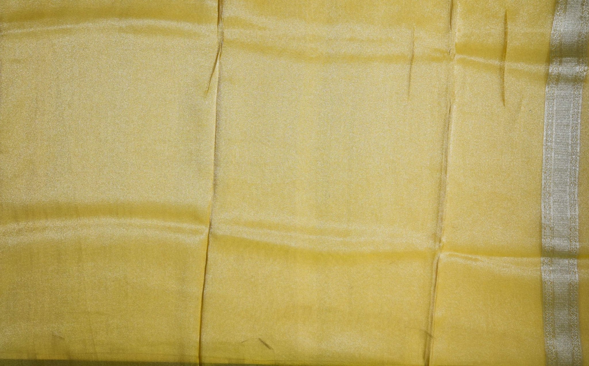 Gold Banarasi Tissue Saree - Shop Vastram