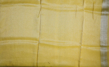 Gold Banarasi Tissue Saree - Shop Vastram