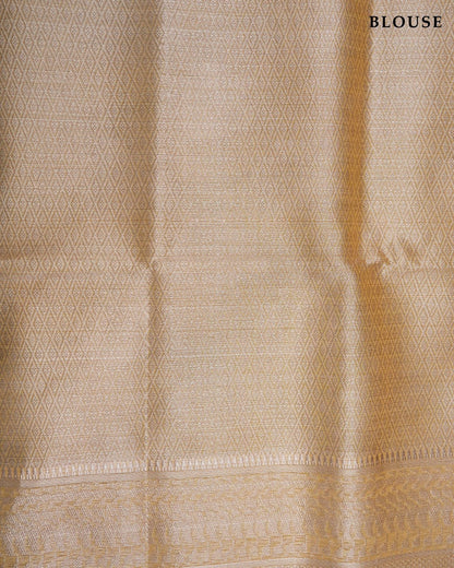 Gold Color Tissue Saree - Shop Vastram