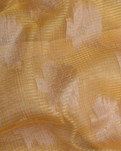 Gold Color Tissue Saree - Shop Vastram