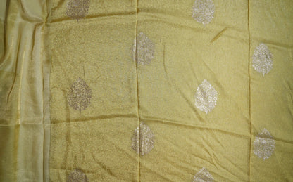 Gold Embroidery Tissue Saree - Shop Vastram