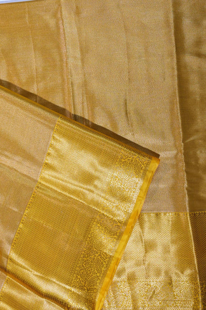 Gold Kanchipuram Saree - Shop Vastram