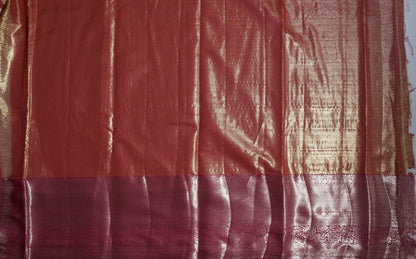Gold Kanchipuram Saree - Shop Vastram
