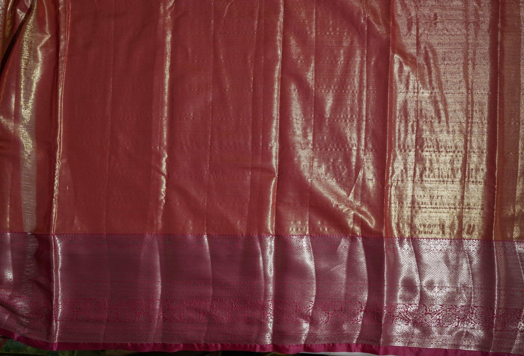 Gold Kanchipuram Saree - Shop Vastram