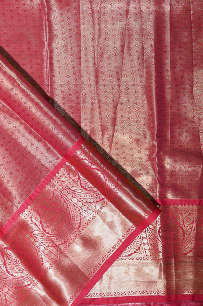 Gold Kanchipuram Saree - Shop Vastram