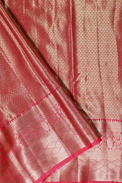 Gold Kanchipuram Saree - Shop Vastram