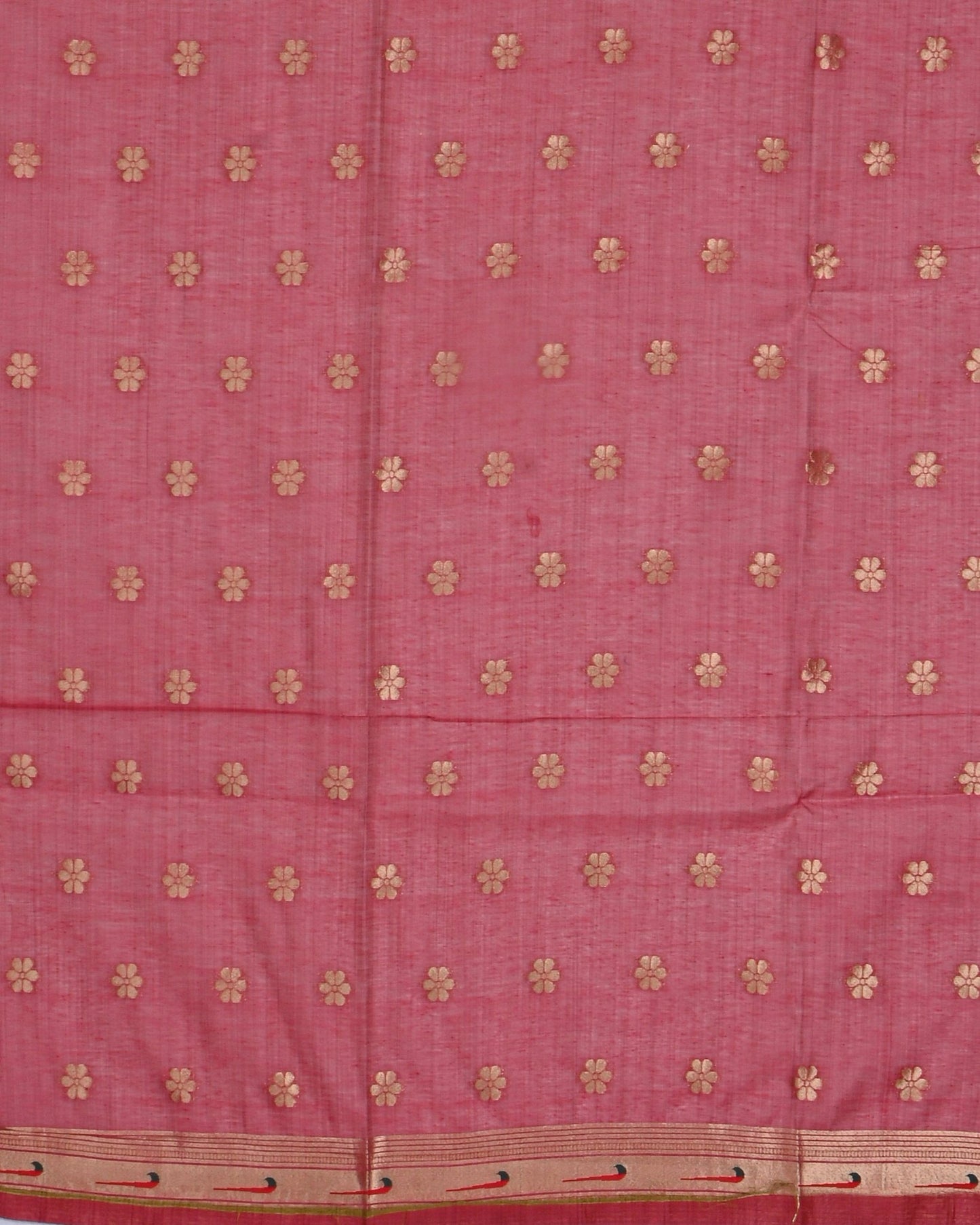 Green color Chanderi Saree - Shop Vastram