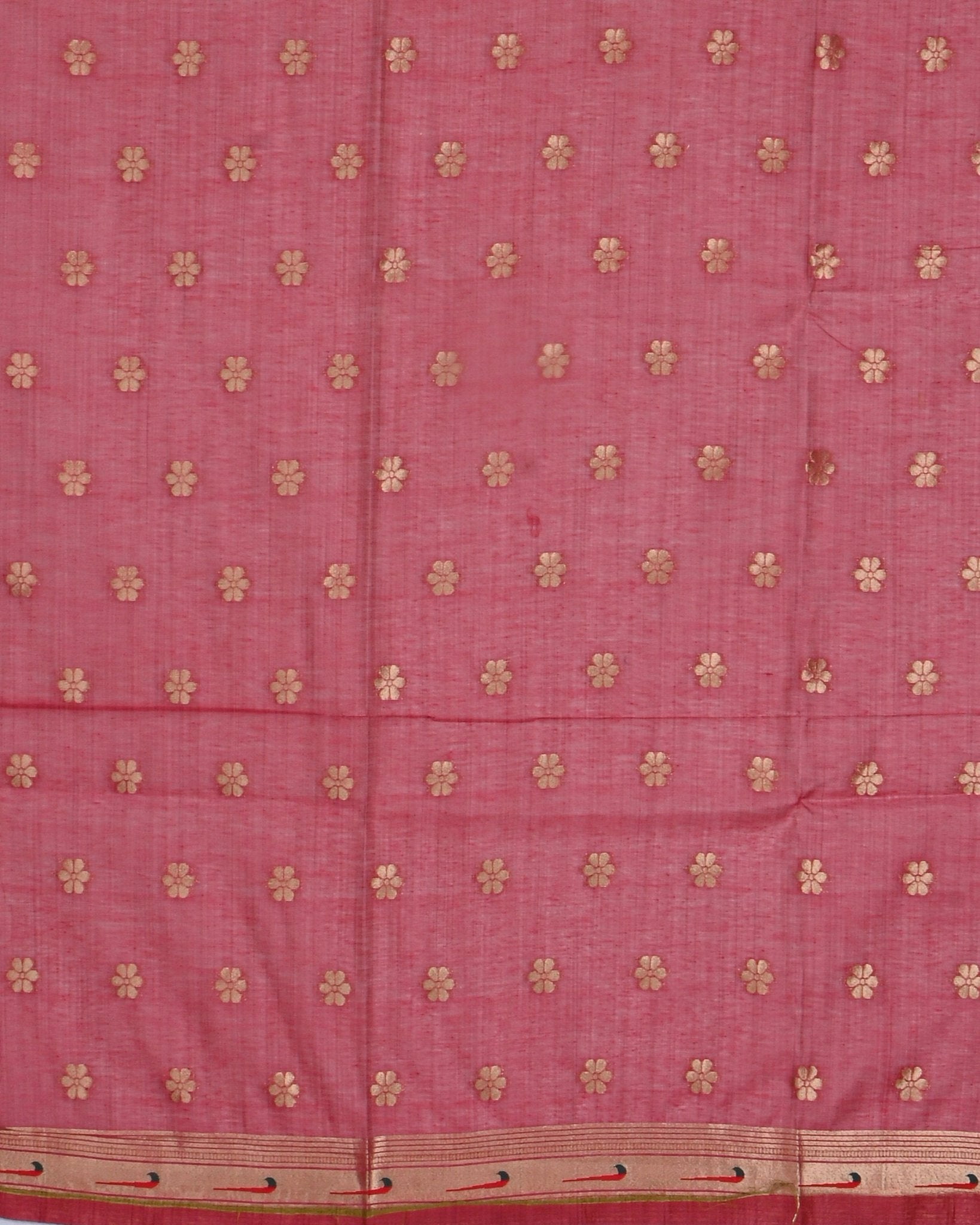 Green color Chanderi Saree - Shop Vastram