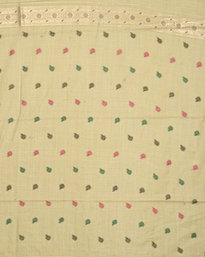 Green color Chanderi Saree - Shop Vastram