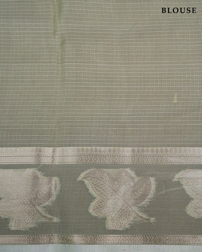 Green Color Silk Kota Saree - Shop Vastram