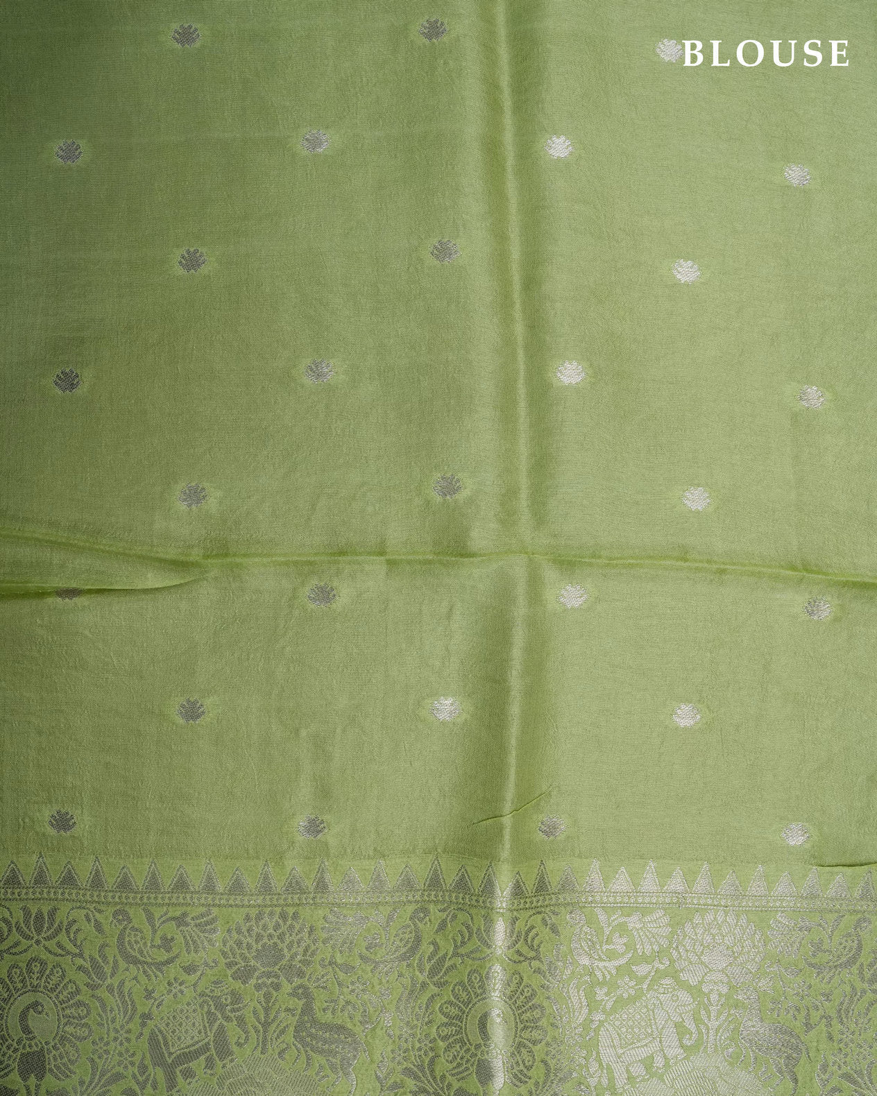 Green Color Silk Saree - Shop Vastram