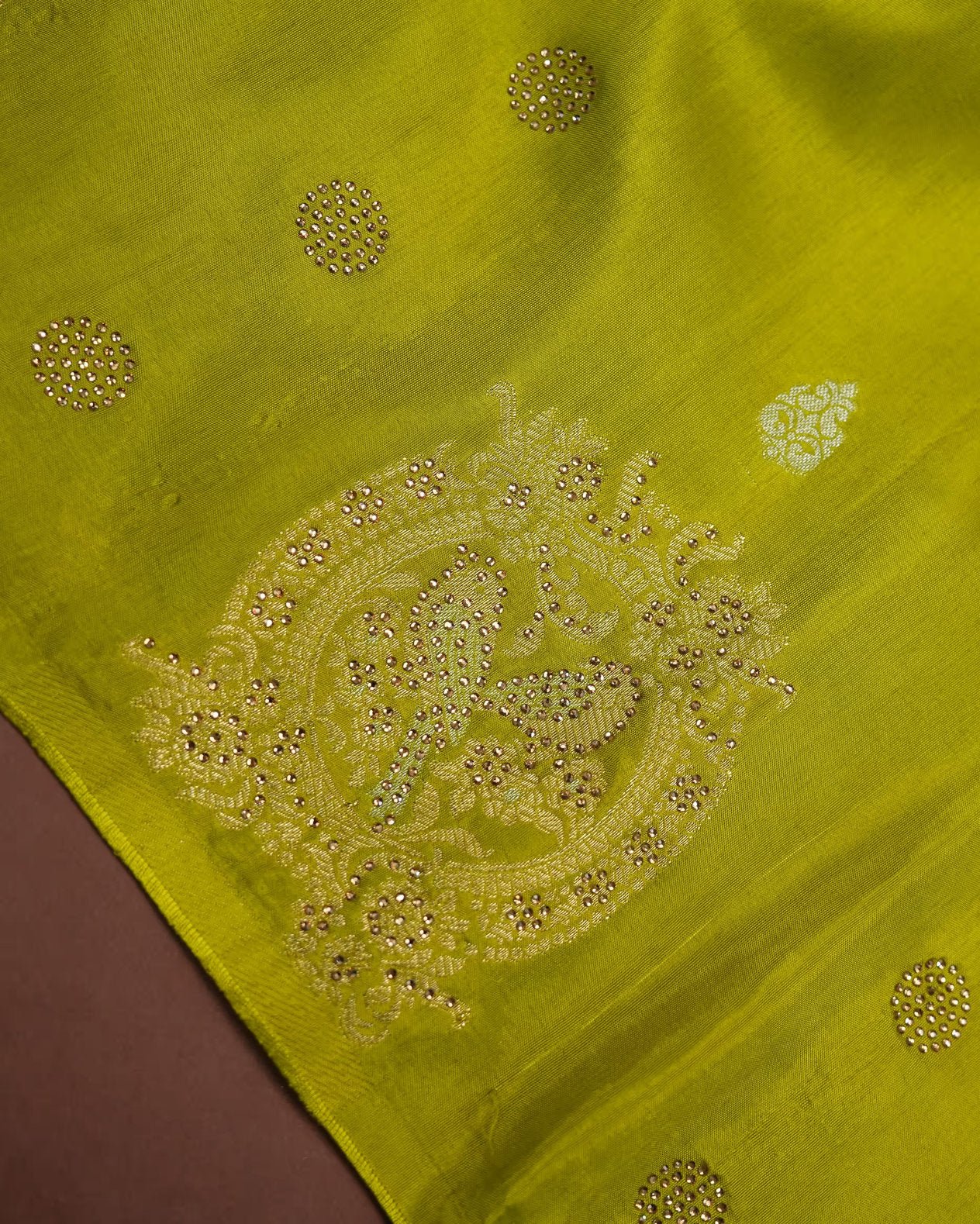 Green Color Silk Saree - Shop Vastram
