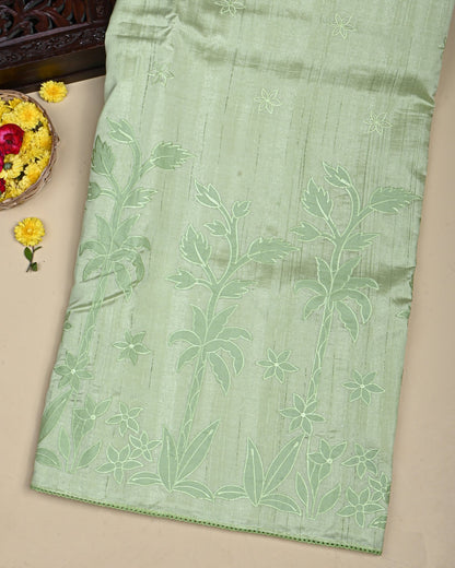Green Color Silk Saree - Shop Vastram