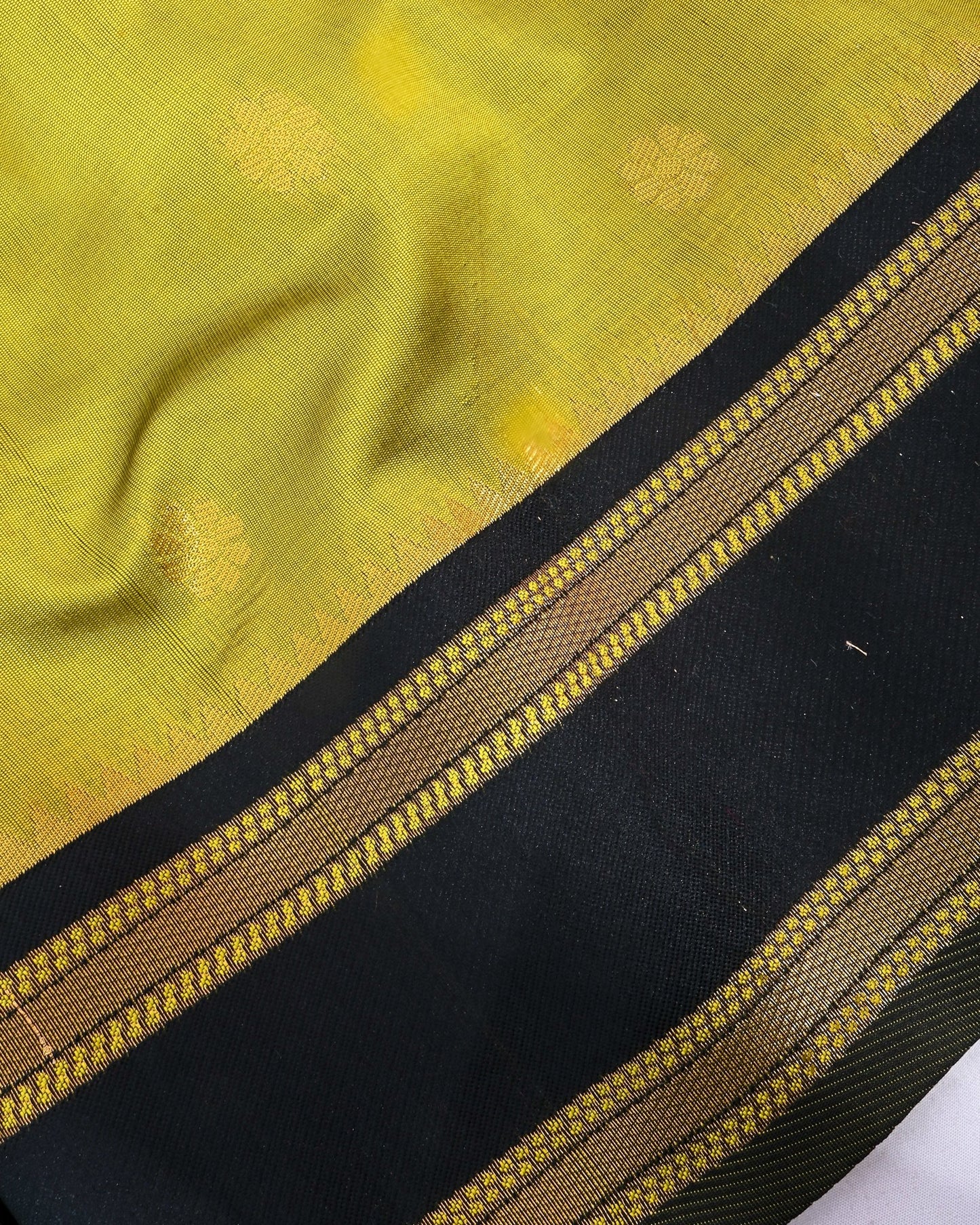 Green Silk Banarsi Saree - Shop Vastram