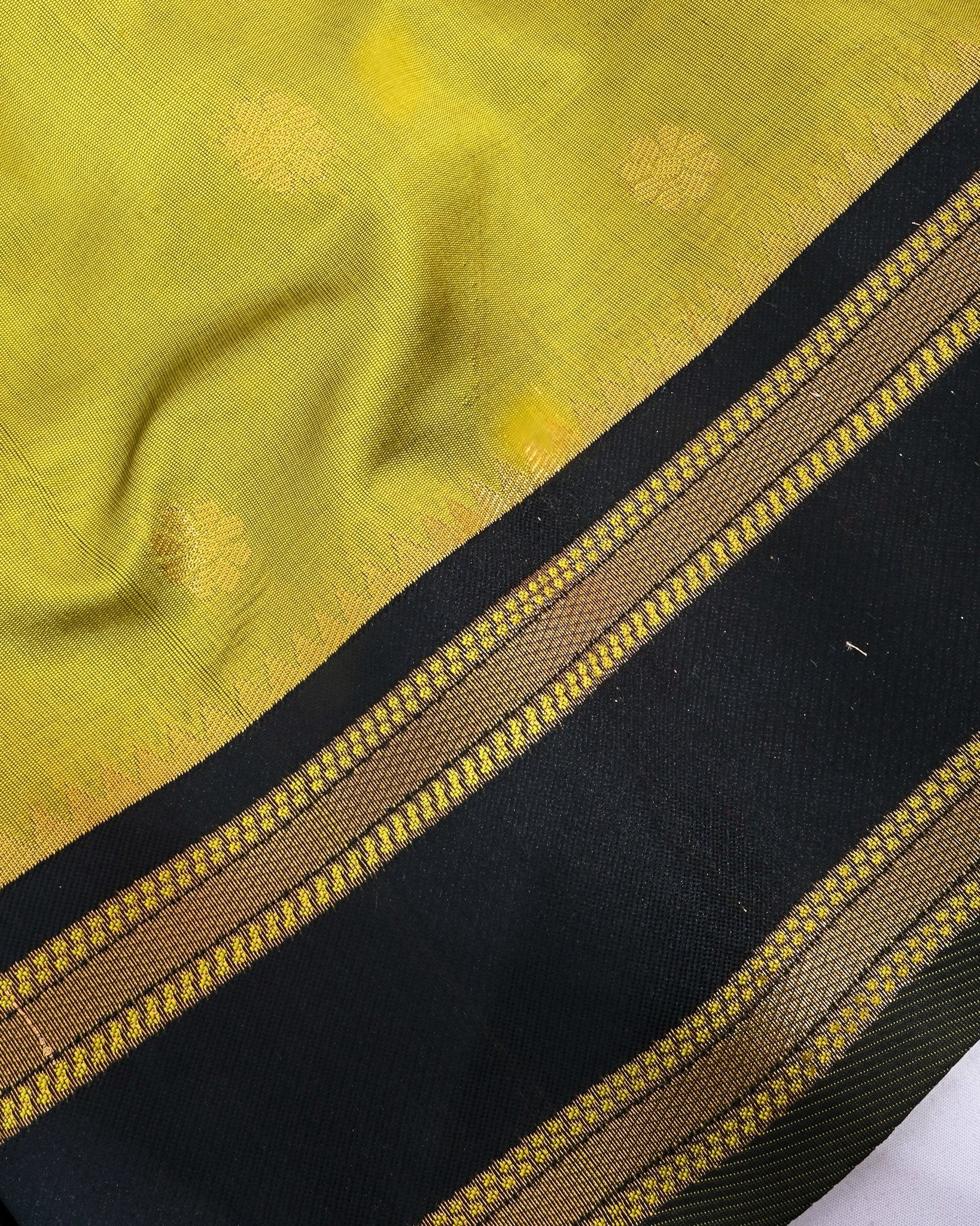 Green Silk Banarsi Saree - Shop Vastram