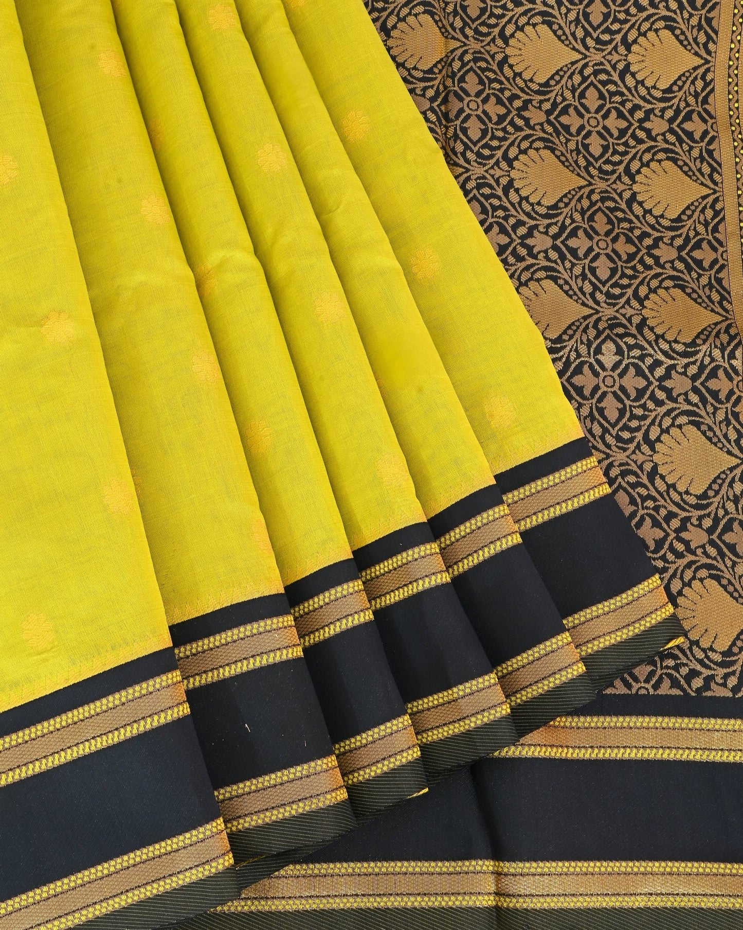 Green Silk Banarsi Saree - Shop Vastram