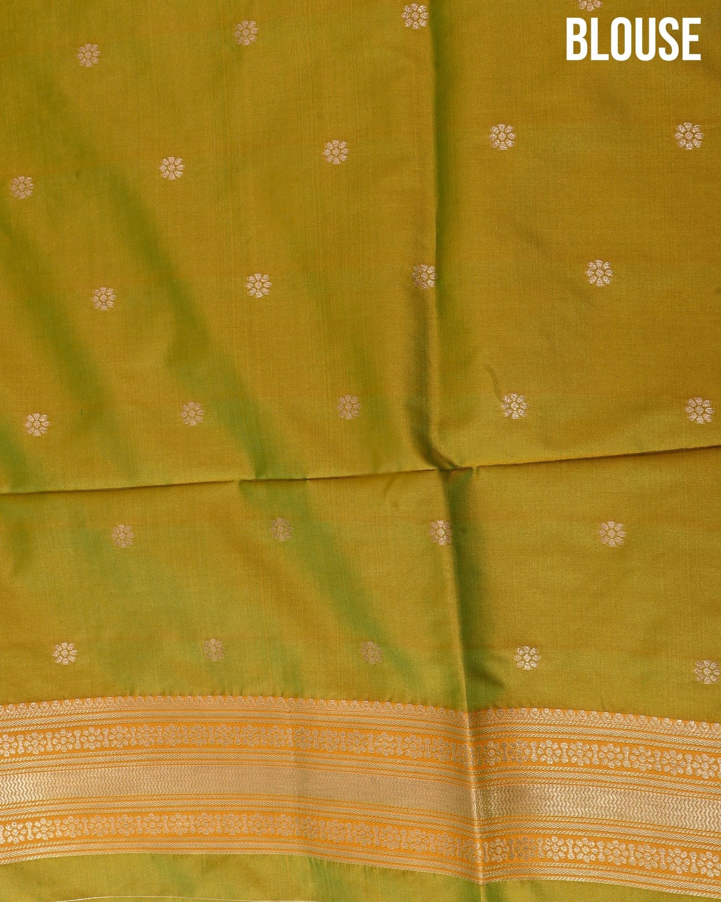 Green Silk Banarsi Saree - Shop Vastram