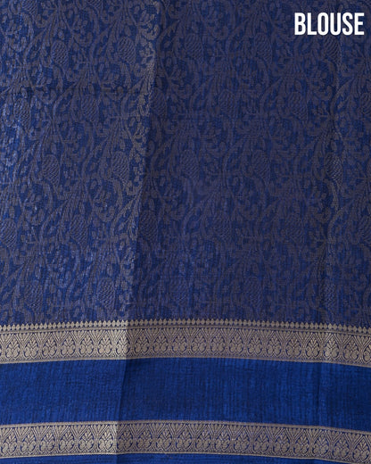 Green Tissue Printed Saree - Shop Vastram