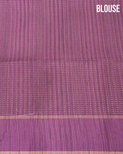 Green Tusser Banarsi Saree - Shop Vastram