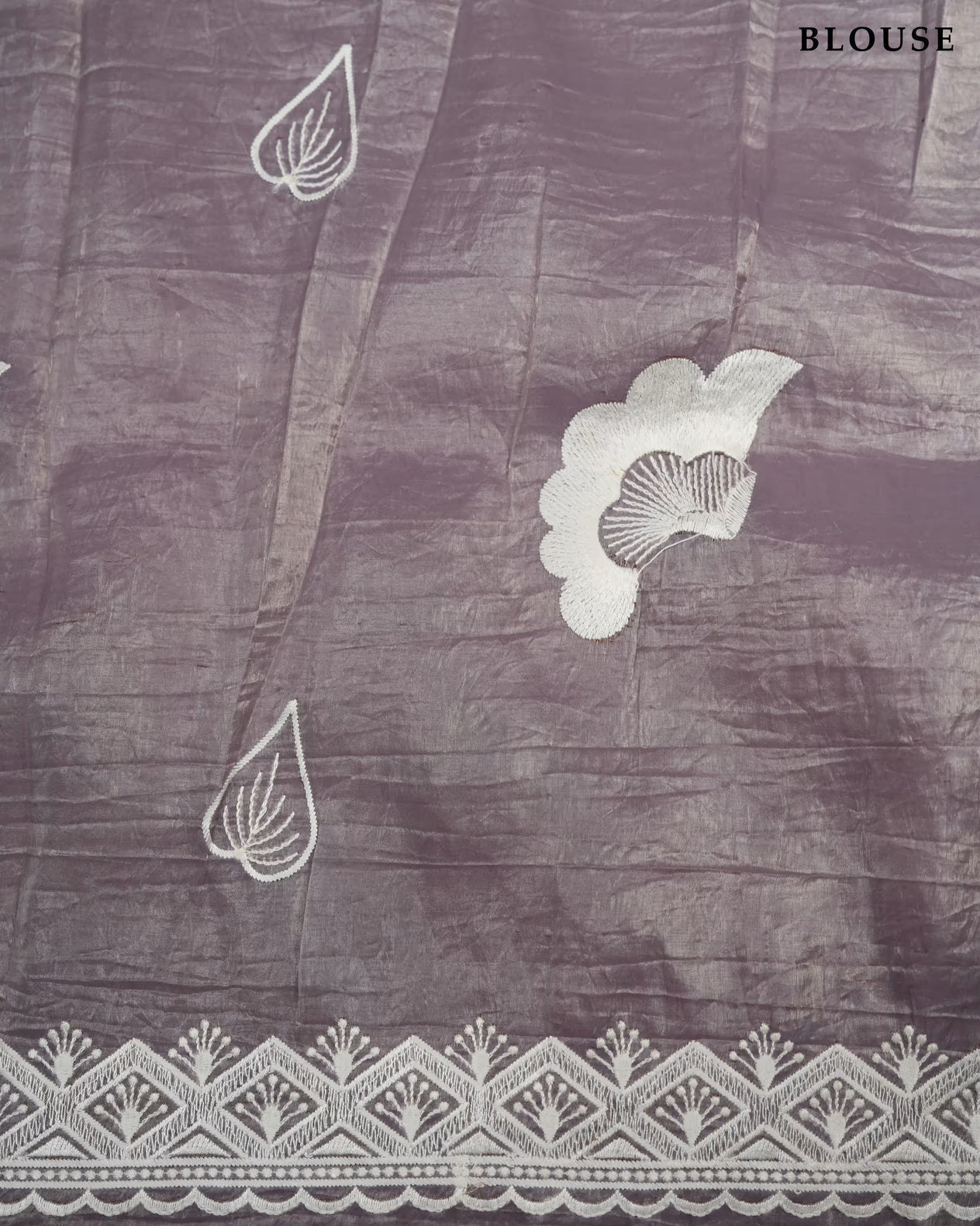 Grey Color Organza Saree - Shop Vastram