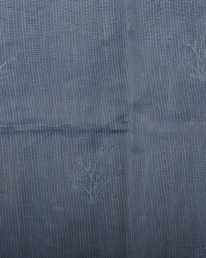 Grey Color Silk Kota Saree - Shop Vastram