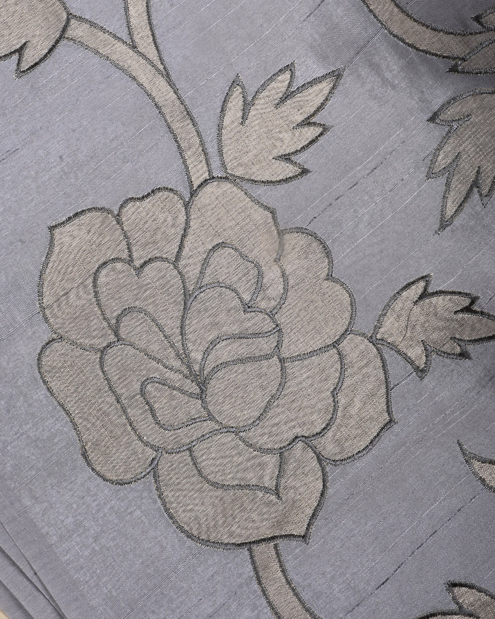 Grey Color Silk Saree - Shop Vastram