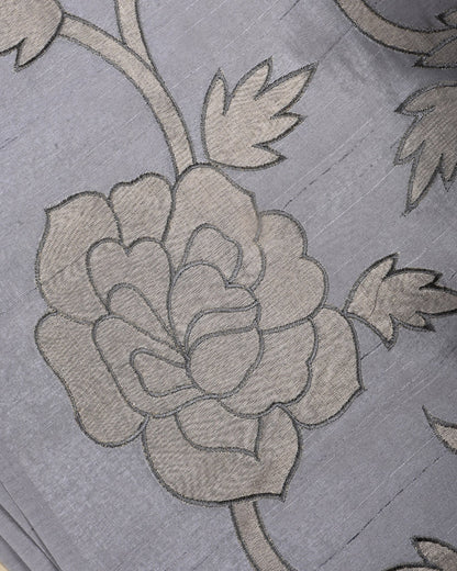 Grey Color Silk Saree - Shop Vastram