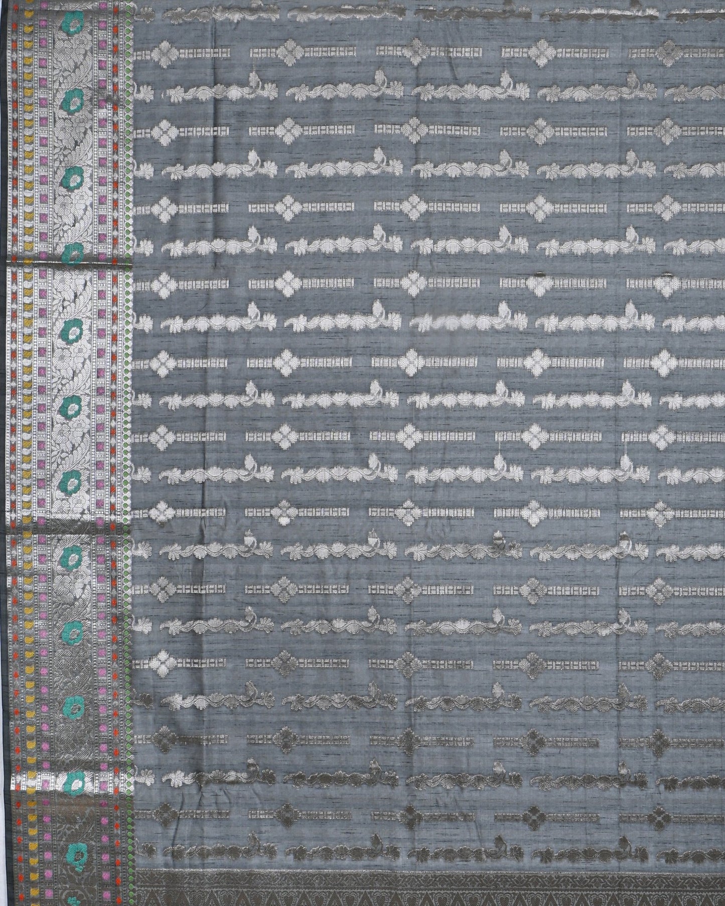 Grey color Silk Saree - Shop Vastram