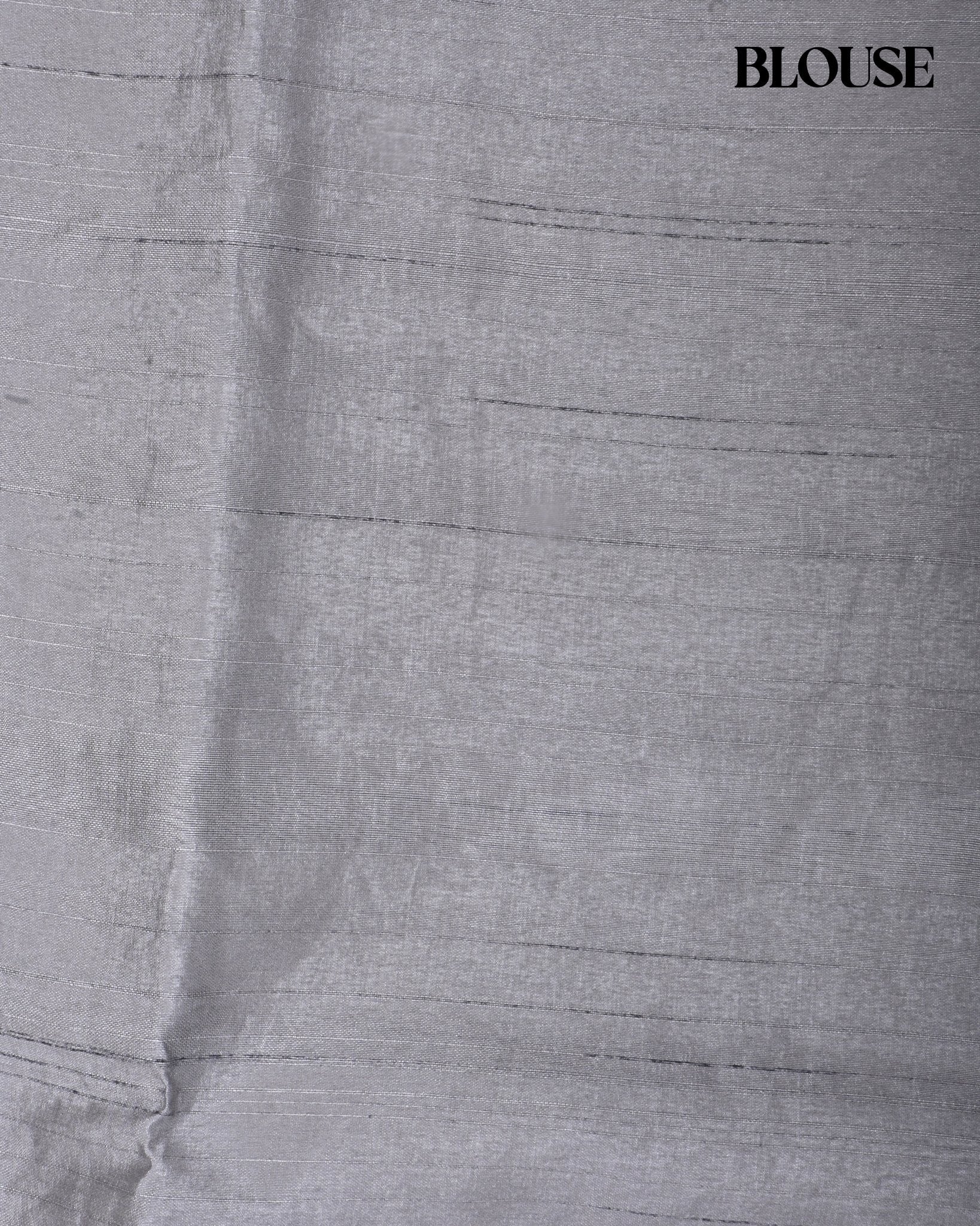 Grey Color Silk Saree - Shop Vastram