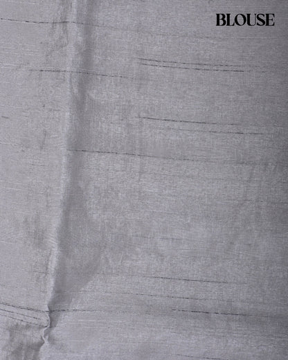 Grey Color Silk Saree - Shop Vastram