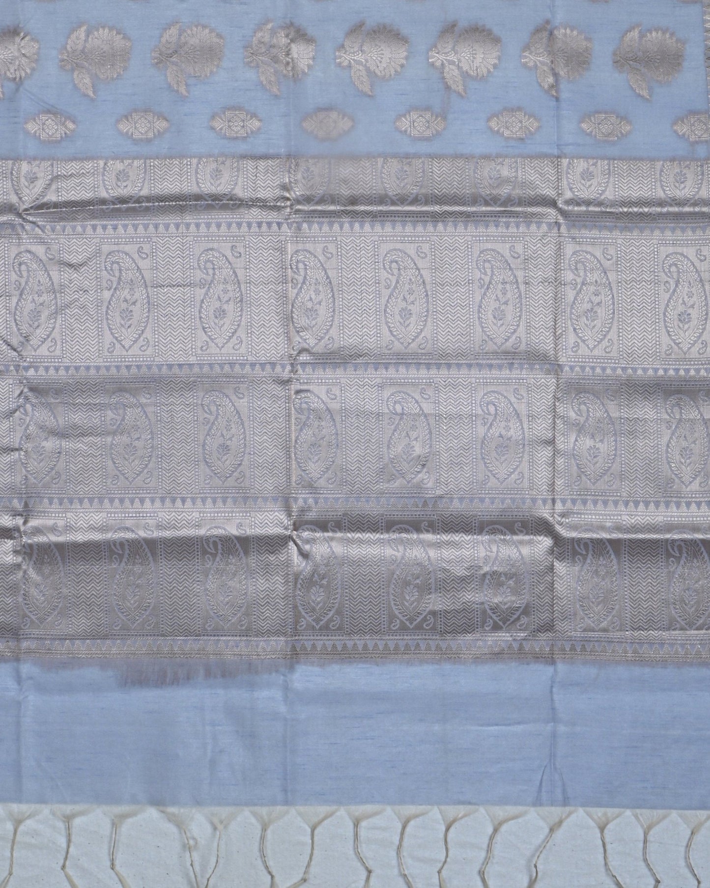 Grey color Silk Saree - Shop Vastram