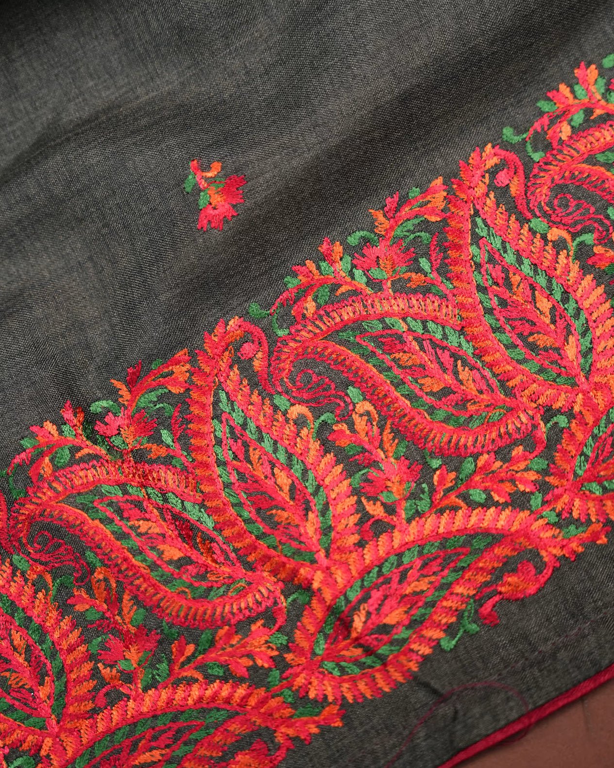 Grey Color Tusser Saree - Shop Vastram